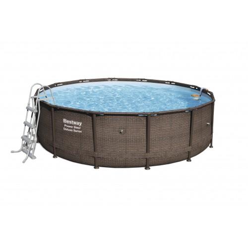 Piscine Hors Sol En Acier Bestway Hydrium Ovale 740x360x120 Cm