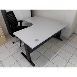 Bureau plan compact 90° symétrique avec caisson porteur gamme star_0