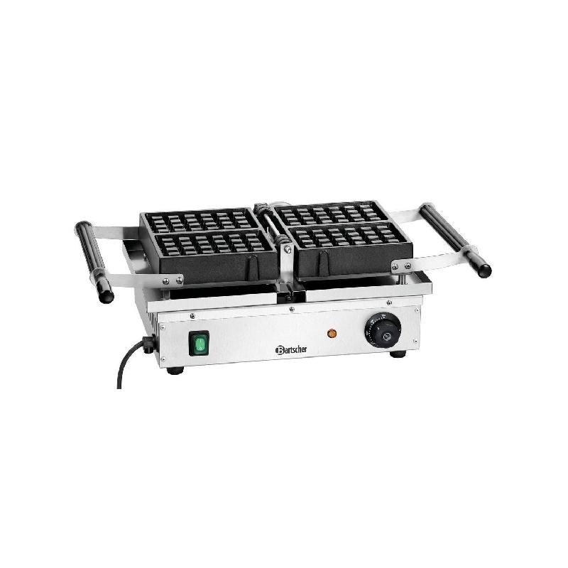 Gaufrier inox rotatif gaufre Bruxelles, en fonte d'aluminium, 1500 W, 220 V - MONO_0