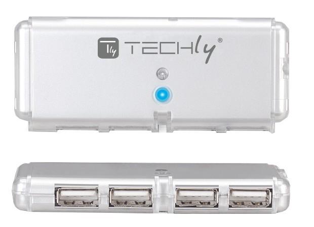 TECHLY IUSB2-HUB599TY HUB & CONCENTRATEUR USB 2.0 480 MBIT/S ARGENT 10_0