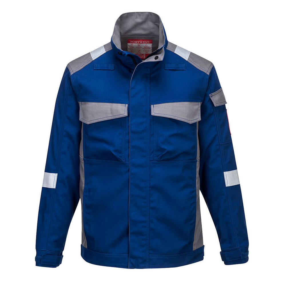 Veste avec bandes rétro BIZFLAME ULTRA FR08 tissu zone Atex 340g - PCVA20-BR-S - Portwest_0