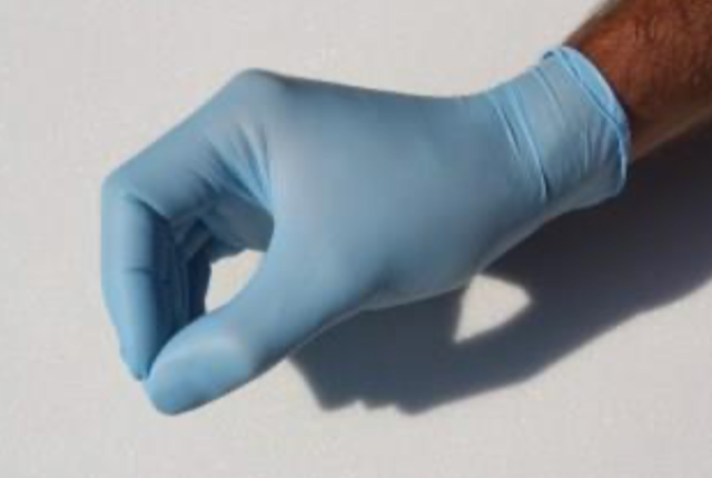 100 gants d'examens à usage unique CE en nitrile bleu non poudré - GNNPBL-IM03_0