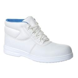 Portwest - Chaussures de sécurité montantes ALBUS S2 - Industrie médicale et agroalimentaire Blanc Taille 43 - 43 blanc matière synthétique 50361_0