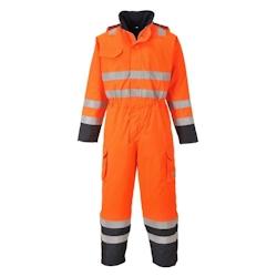 Portwest - Combinaison de pluie résistante au feu BIZFLAME RAIN Orange / Bleu Marine Taille 2XL - XXL 5036108253265_0