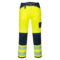 Portwest - Pantalon de travail premium haute visibilité PW3 Jaune / Bleu Marine Taille 44 - 34 jaune PW340YNR34_0