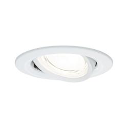 Paulmann Spot encastré LED Nova Coin Luminaire individuel   rond 84mm 50° 2,8W 505lm 230V  4000K Blanc dépoli 92453 - blanc 92453_0