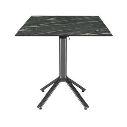 Restootab - Table pliable Nemo pour intérieur/extérieur décor ardoise 70x70 - gris TB-NEM-7070C-CALYP_0