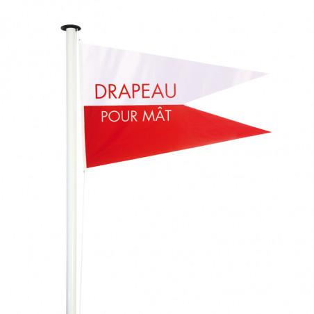 Drapeau personnalisé pour Mât Classique (forme double pointe)_0