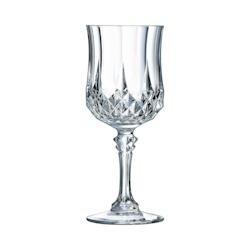 6 verres à pied 25cl Longchamp - Cristal d'Arques - Verre ultra transparent au design vintage - transparent 0883314887112_0