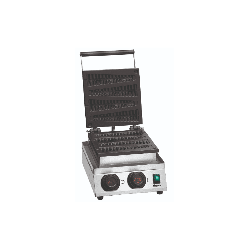 Gaufrier inox simple épis (L)50 x (P)50 x (H)220 mm, 1800 W, 220 V - MONO_0