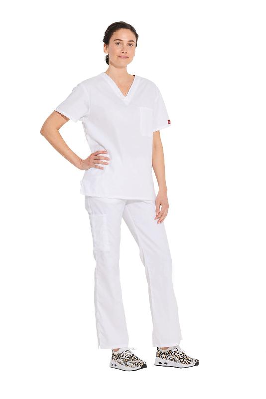 Haut col V unisexe - Dickies Medical - Réf: DKE83706 - 55% coton / 45% polyester_0