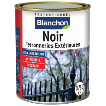 Peinture noire ferronneries - Haute protection - Réf. AG01973 - BLANCHON_0