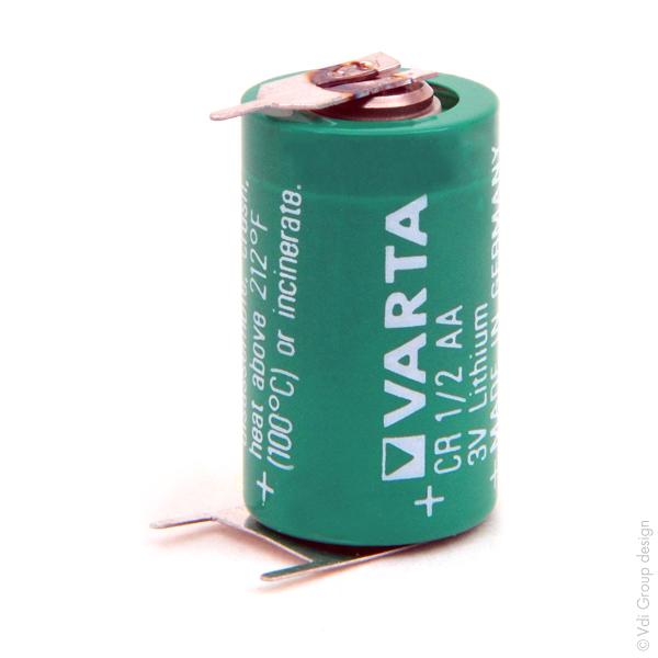 PILE LITHIUM CR1/2AA PCB 3V 950MAH 3PF_0