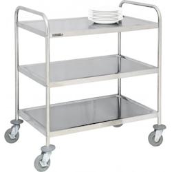 Chariot en inox 3 plateaux - GCCI3_0