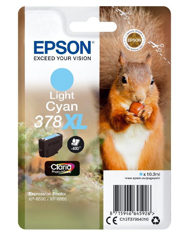 Epson Singlepack Light Cyan 378XL Claria Photo HD Ink cartouche d'encre_0