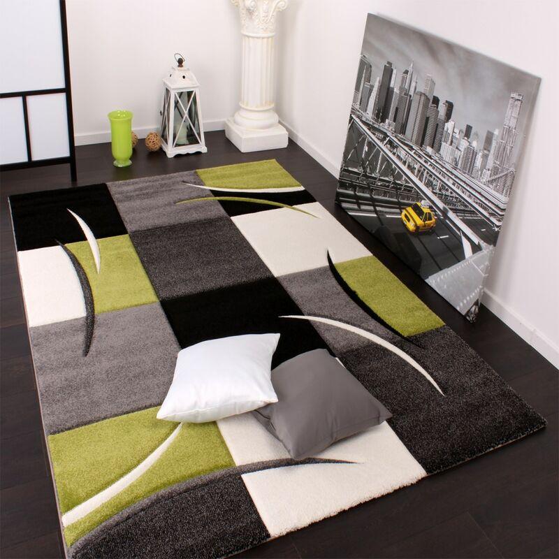 Tapis Poils Longs Design Contours Découpés