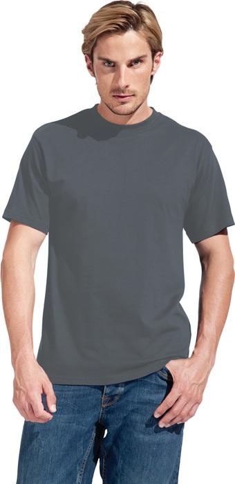 T-shirt Men´s Premium taille XL gris acier 100 % coton PROMODORO_0