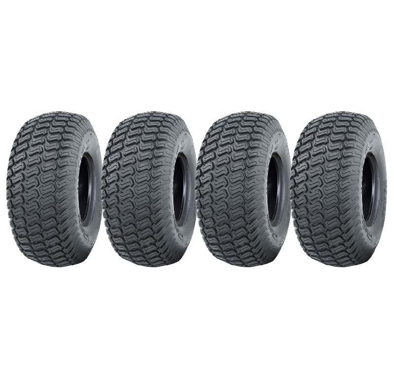 18x6.50-8 Lawnmower Tyres 4ply Multi Turf Grass Mower Wanda P332 New (Set of 4)_0