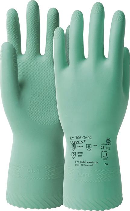 Gant de protection chimique Lapren 706 taille 9 vert EN 388, EN 374 catégorie EPI III HONEYWELL_0