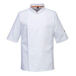 Portwest - Veste de cuisine manches courtes en tissu aéré Blanc Taille 3XL - XXXL blanc 5036108323562_0