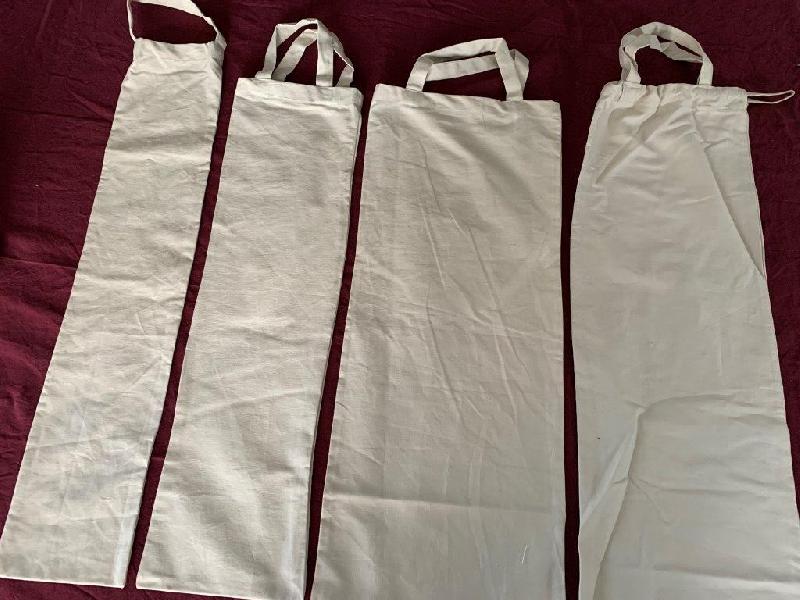 ECOLOGIQUE ! 50 Sacs biodégradables en lin personnalisés 2 faces pour le shopping - 