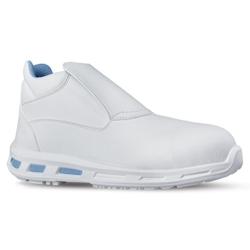 U-Power - Chaussures de sécurité basses hydrofuges et antidérapantes GLACE - Environnements humides - S2 SRC Blanc Taille 40 - 40 blanc matière sy_0