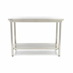 Maxima Table en acier inoxydable – 140 x 70 cm - hauteur réglable - 8719632123088_0