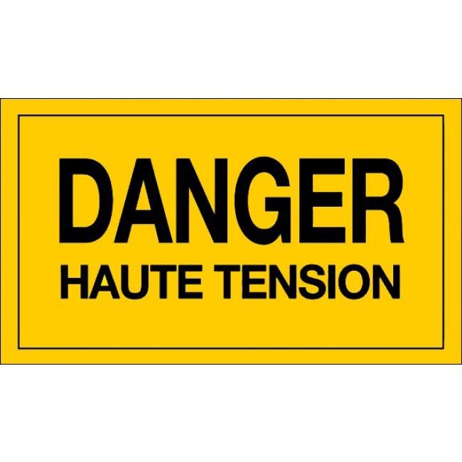 Panneaux rigides 330x200 mm jaune avertissements dangers - PNGPSC-NV10/DHT_0
