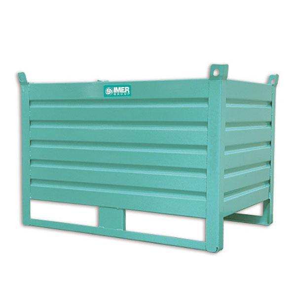 Panier de stockage 1000 kg robuste sur base avec portillon rabattable CML-12SP - IMER - 070801CML13_0