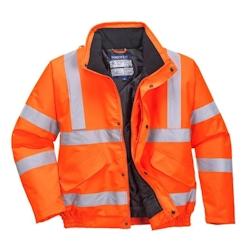 Portwest - Blouson de travail chaud avec col doublé polaire HV Orange Taille XS - XS orange 5036108305179_0