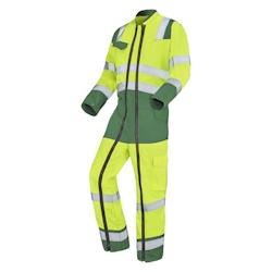 Cepovett - Combinaison avec 2 Zip Fluo Safe XP Jaune / Vert Taille 2XL - XXL jaune 3603624997816_0