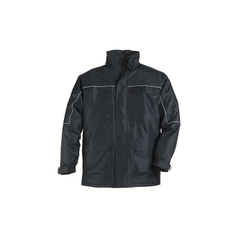 Parka - RIPSTOP - Ripstop 100% PES enduit PVC + Doublure polaire 280g/m2 - Noir - COVERGUARD | 5RIPN_0