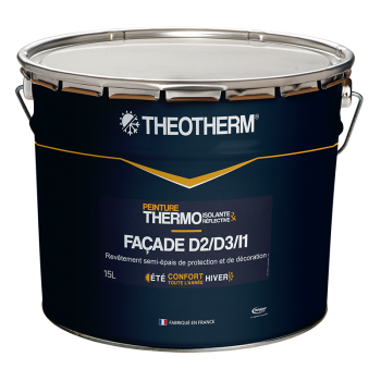 Revêtement semi-épais souple de protection et de décoration - façade d2/d3/i1 - Réf. Ag01471 - Theolaur_0