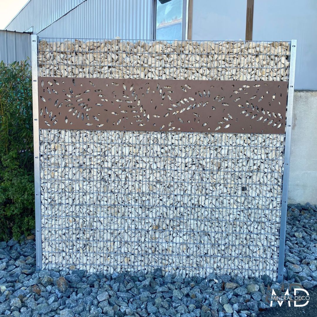 Accessoire gabion - Panneau décoratif à clipser_0