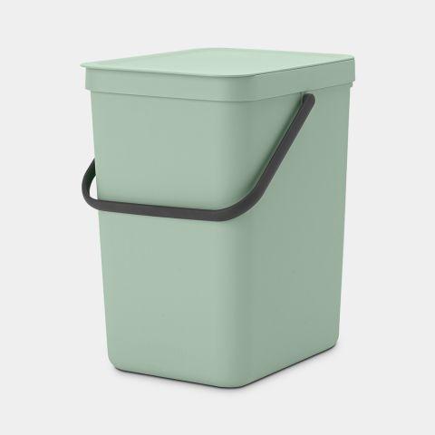 Poubelle Brabantia Sort & Go - 25 litres - Jade Green - Multi-talent - Volume M (25 L)_0