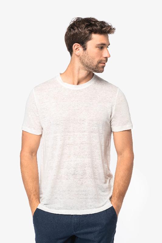 T-shirt en lin homme  -  Réf: NS320_0