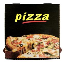 Boîte à Pizza Black Box - Carton - 31 x 31 x 3,5 cm - par 100 - noir 3760394090588_0