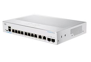 Cisco CBS350-8T-E-2G-EU commutateur réseau Géré L2/L3 Gigabit Ethernet (10/100/1000)_0