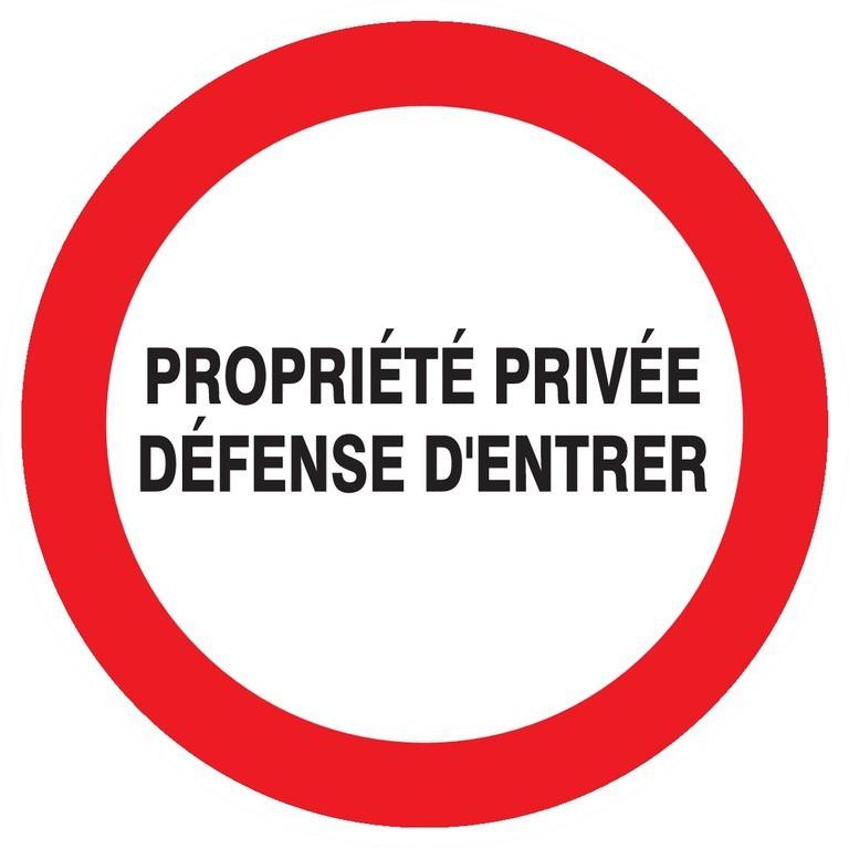 Panneaux rigides ronds 180 mm interdictions obligations - PNRPSC-TL03/PPDE_0