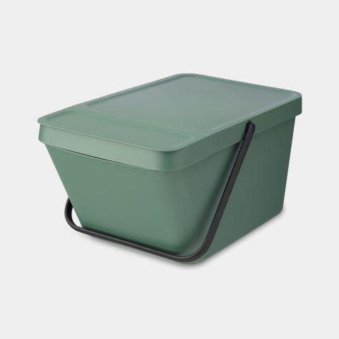 Poubelle empilable Sort & Go -20L Fir Green - Polyvalente et robuste pour le recyclage facile_0