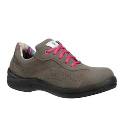 Chaussure de sécurité basse femme  S1P Pink SRC gris T.37 Lemaitre - 37 gris textile 3237154054376_0