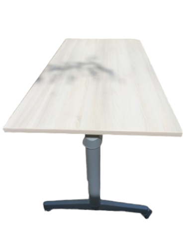 Table basculante d'occasion Steelcase 140 x 70 cm - beige, mécanisme de basculement facile, structure robuste_0