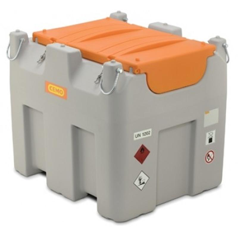 Station Easy Mobil 980 litres ADR standard - Pompe Cematic Duo 24/12 V - Avec capot - CEMO - 10822_0