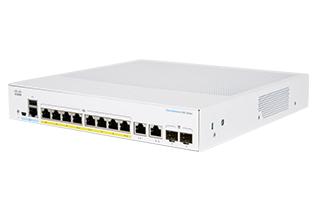 Cisco CBS350-8P-2G-EU commutateur réseau Géré L2/L3 Gigabit Ethernet (10/100/1000) Argent_0