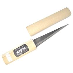 Ikeuti Couteau à Glace Lame Noire 13.5cm et Protège Lame en Bois 13.5cm - 4986822142356_0