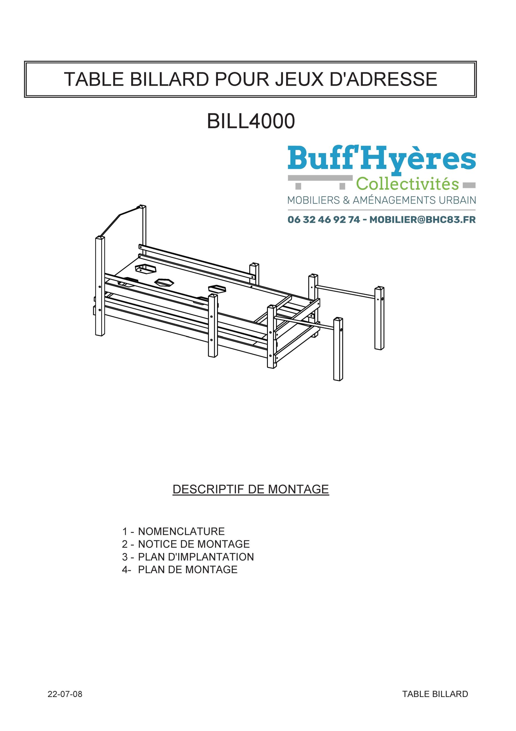 Table d'adresse Equipements de Maintien à l'Eveil - Plateau incliné en contre-plaqué avec ouvertures pour passage de balles - Structure en pin_0