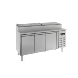 CombiSteel Saladette 3 portes 8x1/3GN Récipients - 3667335010745_0