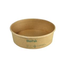 BioPak DUNI - Boite ronde Ronda Wide 500ml  150x150x45mm Carton/PLA Marron - 5 x 50 = 250 pièces - marron en carton 196010_0