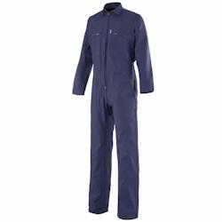 Cepovett - Combinaison de travail 1 Zip 100% coton Essentiels Bleu Marine Taille XL - XL bleu 3184378543547_0