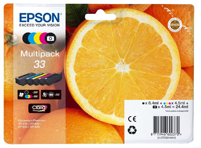 Epson Oranges Multipack 5-colours 33 Claria Premium Ink_0